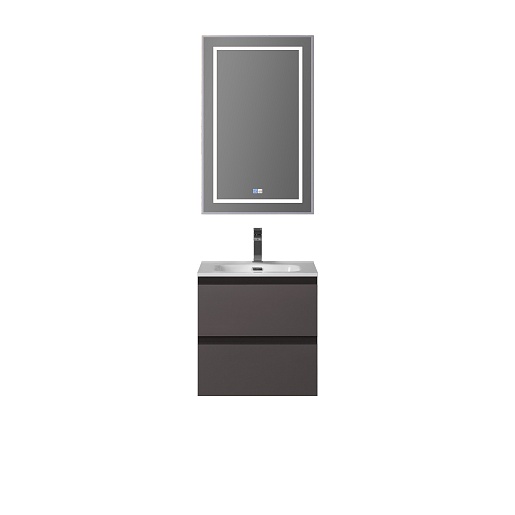 BelBagno Тумба с раковиной Kraft 39-50 подвесная Темно-Серый матовый с раковиной BB500/390ETL – картинка-13